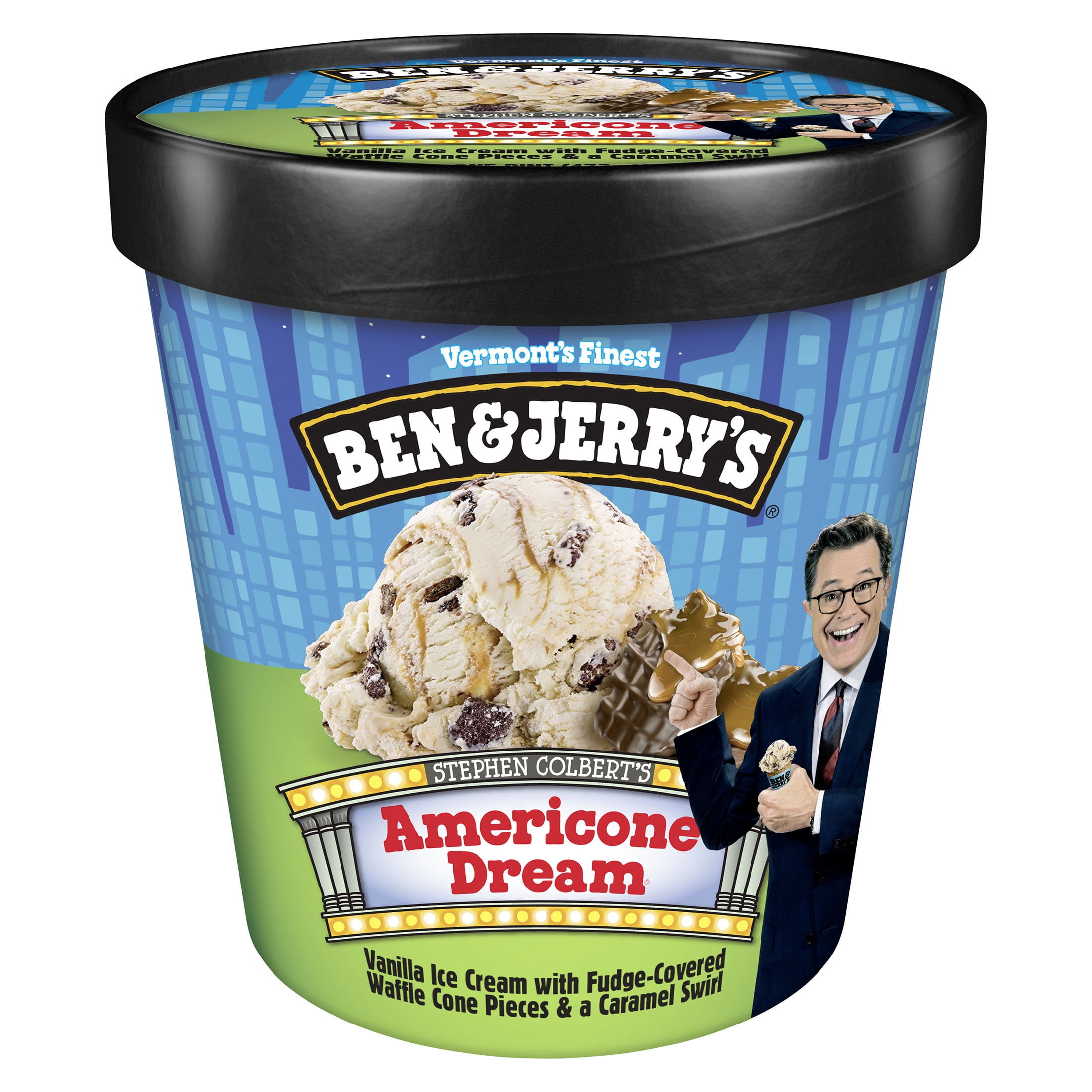 Ben & Jerry's Americone Dream Vanilla Ice Cream Pint, 16 oz