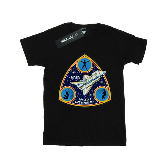 NASA T-Shirt Classique de la en Coton pour les Sciences de la Vie Spacelab Womens