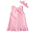 thumbnail image 6 of HWJAD Newborn Baby Girl Sleeveless Embroidery Baptism Dresses Wedding First Birthday Christening Dresses Summer Outfit, 6 of 8