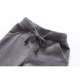 thumbnail image 5 of Erwazi Toddler Baby Knit Jogger Pants Solid Color Drawstring Sweatpants Cotton Infant Bottoms for Boys Girls, 5 of 8