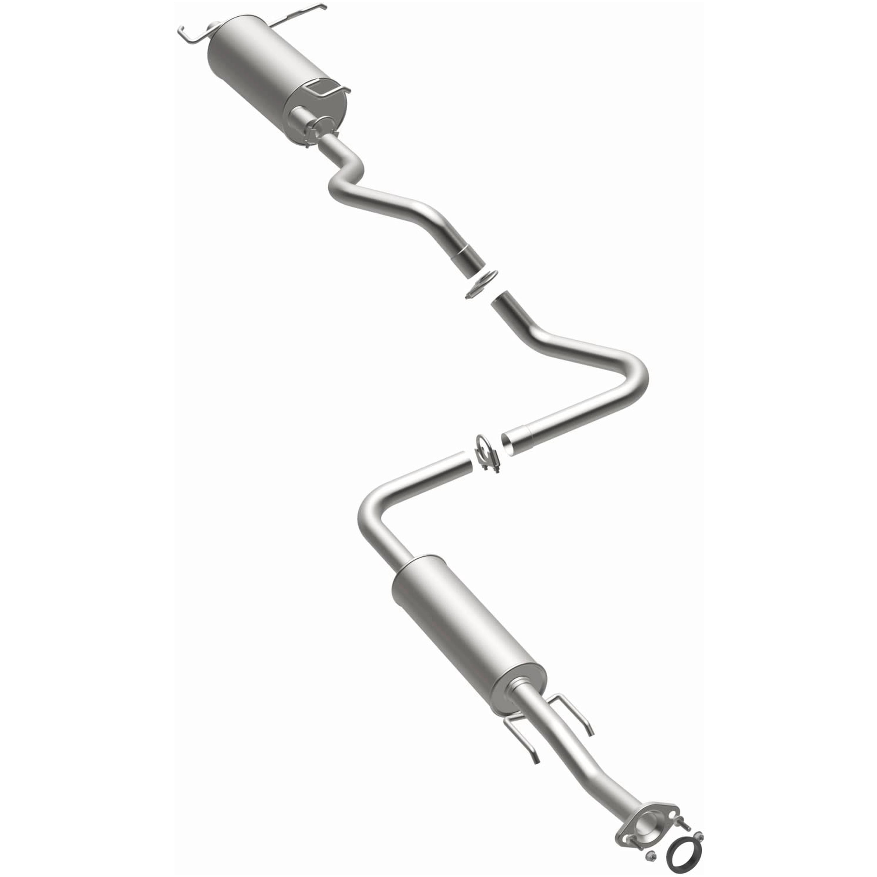 BRExhaust OE Replacement Exhaust System Kit 106-0030: Compatible with 2007-2012 Nissan Sentra 2.0L