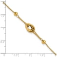 thumbnail image 3 of 14K Yellow Gold Polished Bead And Link With .75 In Ext. Bracelet (7.75 X 7.85) Made Italy sf2851-7, 3 of 5