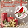 thumbnail image 3 of Red Cardinal Christmas Ornaments - Memorial Gifts for Loved One, Sympathy Gifts - Christmas Ornament - Holiday Tree Decoration - Ceramic Keepsake - Gift for Women Men Kids - Home..., 3 of 5
