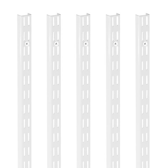 STAWAY 60" Adjustable Steel Shelf Track - Maximize Storage with Customizable Height & Width, Easy Assembly, Perfect for Home & Office Organization