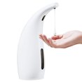 thumbnail image 1 of Dispensador de jabón automático de 300 ml Dispensador de jabón por infrarrojos sin contacto Dispensador de desinfectante (1 porcelana blanca) JAMW Sencillez, 1 of 5