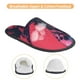 thumbnail image 3 of Balery Rock Skull Guitarist Pantuflas de Casa de Felpa Silenciosas con Diseño Estampado, Zapatillas Cómodas Antideslizantes de Algodón para Interior-Large, 3 of 8