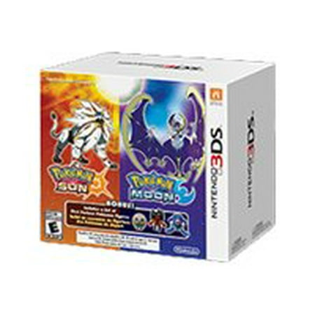 Pok��mon Sun and Moon Dual Pack with Bonus Figure Set - Nintendo 3DS