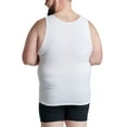 thumbnail image 4 of Fruit of the Loom Big Men's A-Shirt Tank Undershirts, 3-Pack, 4 of 10