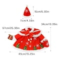 thumbnail image 3 of Christmas Goose Outfit, Porch Goose Christmas Outfits Dress with Santa Hat, Lawn Goose Cloths Costume for Garden Outdoor Patio Yard Christmas Decorations, 3 of 6