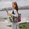 thumbnail image 6 of Lsque Mario Pattern Hand Travel Bag – Lightweight & Durable Oxford Luggage, Water-Repellent Carry-On with Multiple Compartments & Adjustable Strap, 6 of 8