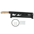 thumbnail image 2 of Firewood Kindling Splitter, Stable Adjustable Wooden Handle Multifunctional Kindling Cracker Compact Wall Mounted With   For Picnic, 2 of 8