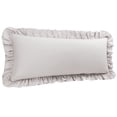 thumbnail image 1 of Cotton Body Ruffled Pillowcases 1 Pc Soft Envelope Closure Isabelline 20x48, 1 of 6