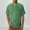 Green, variant on Zylanna Men's Turndown Collar Shirts Cardigan, Summer Breathable Short Sleeve Solid Color Button Down Casual Trouses for Men Green Size M