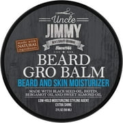 Uncle Jimmy Products Beard Gro Balm, 2 oz, 3 Pack