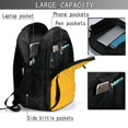 thumbnail image 4 of Balery Corn Kernels Mochila con carga USB para hombre y mujer - Mochila impermeable y antirrobo para laptop con puerto USB para viajes, trabajo, 4 of 7