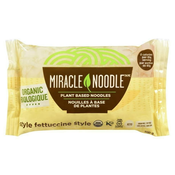 Miracle Noodle Organic Fettucine Style Shirataki Noodles Walmart.ca
