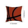 thumbnail image 3 of Generic Sports Throw Pillows Square Linen Fun Sport Game Pillow Case，Soccer Baseball Football Home Decor Pillow, 3 of 6