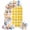 Yellow, variant on Boho Red Stripe Arch Backdrop Cover 4x1.65 Ft, Spandex Wedding Arch Stand Cover, Abstract Geometric White Minimalist Round Top Stretch Fitted Background Covers for Birthday Ceremony Party Decor