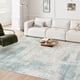 thumbnail image 4 of Alfombra de Área zesthome 152x213 cm Azul Resistente a Manchas Suave, 4 of 9