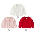 thumbnail image 4 of URMAGIC Baby Unisex Girls Boys Crewneck Lightweight Button-up Cardigan Cotton Knit Sweater Casual Cute Outerwear, 4 of 4