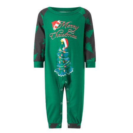 

Christmas PJs Adults Kids Baby Xmas Nightwear Family Matching Pyjamas Sets Green