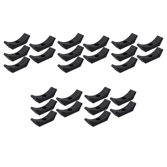 25 Pcs Dumbbell Racks Dumbbell Holders Dumbbell Brackets Dumbbell Storage Weight Stands,25 x Dumbbell Racks,black