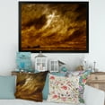 thumbnail image 3 of Designart 'Desert Farmhouse Under Cloudy Sky II' Farmhouse Framed Art Print, 3 of 4