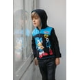 thumbnail image 2 of SEGA Sonic The Hedgehog Toddler Boys Fleece Half Zip Hoodie Black 2T, 2 of 5