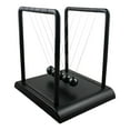thumbnail image 1 of Bola de equilibrio de cuna Decoración de bolas Newtons Cradle Balance con soporte negro Fun Science Office Fanmusic Bola de equilibrio de cuna, 1 of 7