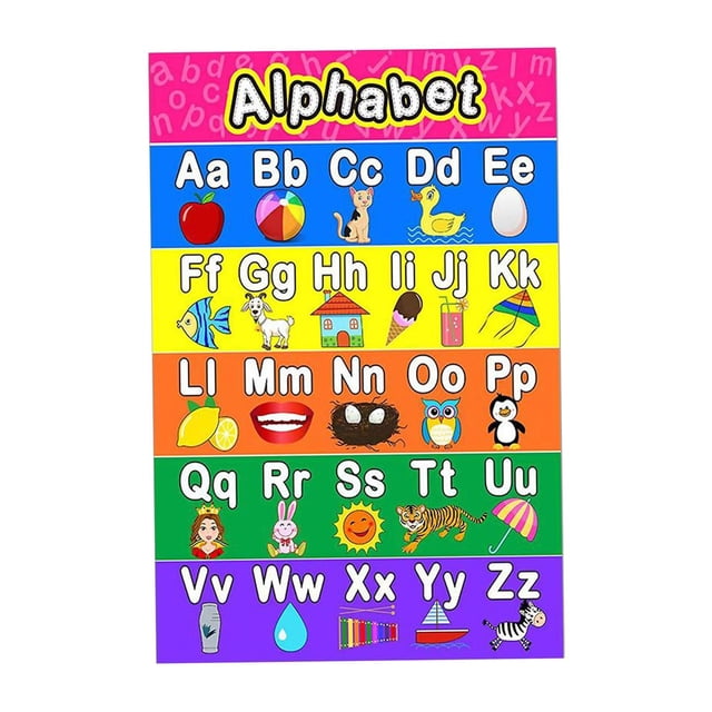 carteles educativos para niños Póster educativo para niños de 8x12 pulgadas, cuadros de tiempos educativos , póster de la de niños para el - Magideal carteles educativos para niños