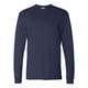 thumbnail image 1 of Camiseta de manga larga Hanes ComfortSoft para hombre Peso pesado Azul marino S, 1 of 1