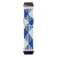 thumbnail image 5 of Correa de reloj de repuesto Bling Bling ajustable de nailon a prueba de sudor Para T REX 2 Ultra azul blanco, 5 of 12