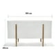thumbnail image 2 of Maceta Jardinera Blanca Med Base Dorada Moderna Minimalista Macetas Y Maceteros Estilo moderno, elegante y minimalista., 2 of 5