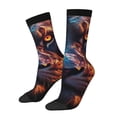 thumbnail image 1 of Balery Forest Cool Lion Calcetas Largas con Estampado para Hombre y Mujer – Suaves y Transpirables, Talla Única (US 5-11), 1 of 6