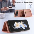 thumbnail image 6 of Decase Compatible with Samsung Galaxy Z Flip 4 Case with Card Holder and Strap for Women,Crossbody Lanyard,Stand Ring Kickstand,Snap Clasp,Phone Wallet Case,Rosegold, 6 of 10