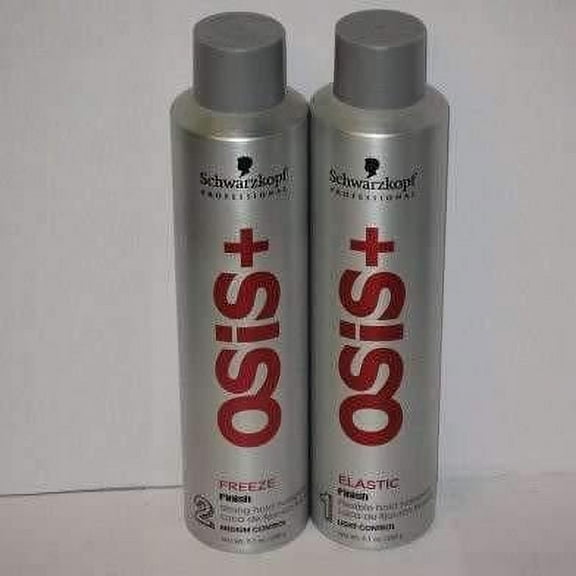 Schwarzkopf Osis Elastic 9.1 Oz.   Osis Freeze Hair Spray 9.1oz SET
