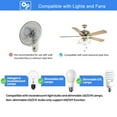 thumbnail image 6 of TX028C-S Ceiling Fan Remote Control Replacement for Hampton Bay Home Decorators Collection, 3-Speed Light Dimmer and Color-Changing, 4 Dip Switches Replacement for A25-TX028C-S (Remote Only), 6 of 8