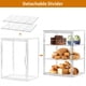 thumbnail image 3 of Vitrina para pasteles SANKEU 3 niveles ajustables transparente 2 unidades, 3 of 6