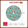 thumbnail image 2 of Rateoe Lovely Sea Otters Pattern Christmas Tree Skirt with Ties , Christmas Tree Decorations, Farmhouse Christmas Decor Xmas Holiday Decorations-36", 2 of 6
