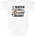 thumbnail image 3 of Inktastic I Watch Football with My Daddy Boys or Girls Baby Bodysuit, 3 of 5