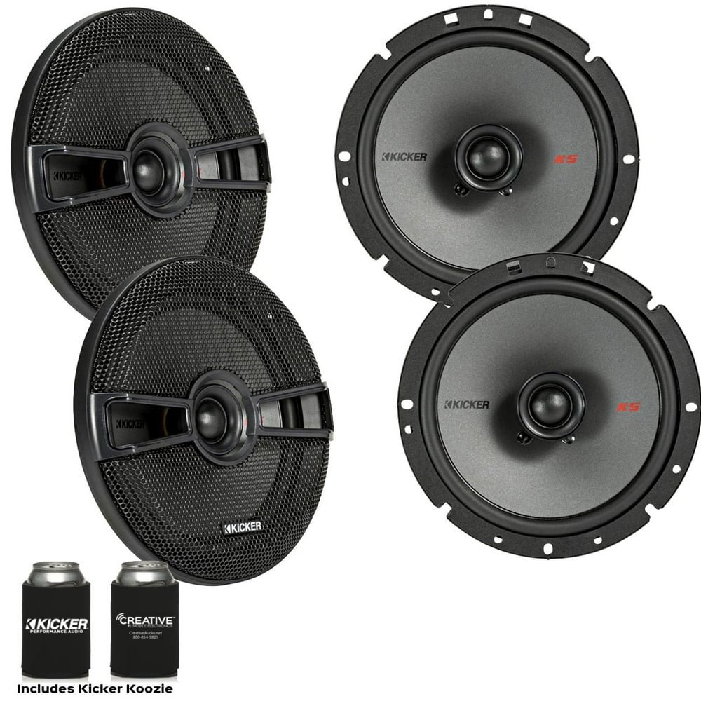 Kicker Speaker Bundle - Two pairs of Kicker 6.75 Inch KS-Series