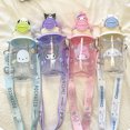 thumbnail image 2 of Taza de agua Kawaii Sanrio de 650Ml, Hello Kitty Mymelody Kuromi Cinnamoroll, taza de paja de Anime de dibujos animados, botella de agua portátil para exteriores, regalo, 2 of 2
