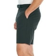 thumbnail image 6 of Greg Norman Mens Stretch Flat Front Lightweight Short - 4-Way Stretch Fabric (Black,30), 6 of 8