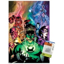 DC Comics - The Green Lantern - Blackest Night Wall Poster with Push Pins, 14.725" x 22.375"
