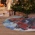 thumbnail image 6 of Sikiie Cartoon Train Hot Air Balloon 30-48 inches {designName} Print Christmas Tree Skirt Snowman Xmas Tree Skirt with Edge Christmas Decorations for Holiday Party36", 6 of 7