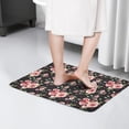 thumbnail image 4 of Pioneer Flower Floral Print Flannel Non Slip Door Rugs,Washable Door Mats Indoor,Decorative Door Mats,Dirt-Resistant and Absorbent Doormat for Entrance,Bedroom,Kitchen,Bathroom,23.5"x16", 4 of 5