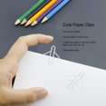 thumbnail image 3 of 100Pcs Cool Paper Clips Paperclips Cute Planner Fancy Paperclips For Desk Home School Organizers Teacher, 3 of 8