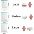 thumbnail image 2 of Thefortunately Travel Vacuum Bags, Hailoyearn 9 Pack Lightweight Storage Bags with USB Pump, Compact Vacuum Seal Space Saver for Clothes Compression Travel (9 Piece), 2 of 7