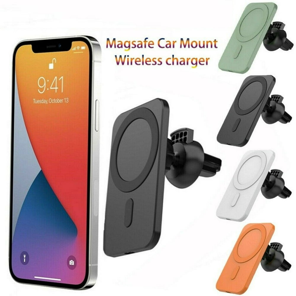 Car Mount Wireless Charger with Mag Safe for iPhone 12/12 Pro/12 mini
