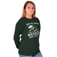 thumbnail image 3 of Not All Who Wonder Are Lost UFO Cute Long Sleeve TShirt Men Women Brisco Brands M, 3 of 6
